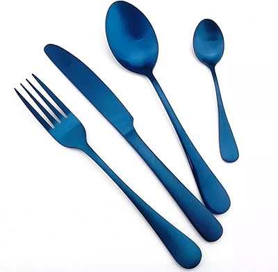 Service de couverts en acier inoxydable, service de table, service de table, couteaux, fourchettes, cuillères, 24 pièces. DIAYTAR COTE D'IVOIRE est une plateforme de commerce en ligne qui propose une grande variété de produits à des prix compétitifs. La boutique est équipée d'un système de paiement sécurisé et d'un service client réactif, ce qui permet aux clients de faire leurs achats en toute confiance. Avec sa large gamme de produits, DIAYTAR COTE D'IVOIRE est la boutique en ligne idéale pour les habitants de Cote d'Ivoire.