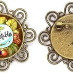 Légumes maïs rougeâtre chou chinois fleur broche broches bijoux cadeau pour les filles