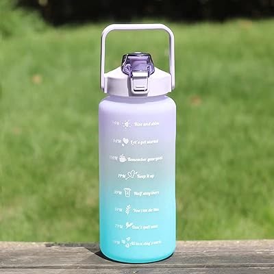 Grande bouteille d'eau de motivation en plastique tritan de 2 l avec marqueurs. Diaytar Côte d'Ivoire est la destination idéale pour ceux qui recherchent des produits variés et abordables. Avec une équipe dédiée et une plateforme sécurisée, nous garantisons une expérience d'achat en ligne sûre et agréable. Notre équipe travaille sans relâche pour vous offrir les meilleurs produits.