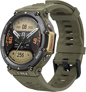 Montre intelligente amazfit t rex 2 pour hommes, montre de fitness gps robuste