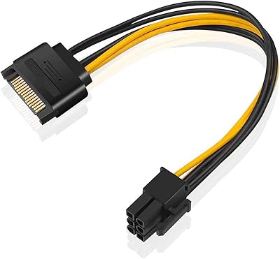 Soldouttm sata vers pci-e pci 6 broches câble d'alimentation rapide adaptateur graphique d'alimentation pci-e pci adaptateur de carte vidéo psu cordon de câble vidéo. DIAYTAR COTE D'IVOIRE est une boutique en ligne généraliste qui propose plus de 300 000 références de produits, ce qui en fait l'un des leaders du commerce électronique en Côte d'Ivoire. La boutique offre une large gamme de produits, allant des articles ménagers aux produits high-tech. DIAYTAR COTE D'IVOIRE est synonyme de qualité et de confiance.