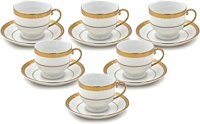 Tasses à thé et soucoupes, lot de 12 pièces, 180 ml. La boutique en ligne DIAYTAR COTE D'IVOIRE propose une large gamme de produits pour les clients ivoiriens. Avec plus de 300 000 références, la boutique offre une sélection exceptionnelle de produits de haute qualité à des prix compétitifs. Les clients peuvent trouver des produits pour tous les aspects de leur vie, de la maison à la mode, en passant par les produits électroniques sur le site de DIAYTAR COTE D'IVOIRE.