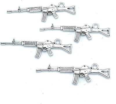 30 pièces breloque tibétaine en argent mitraillette pistolet pendentif colliers, pour bricolage boucle d'oreille collier bijoux fournitures artisanat fabrication 43 x 12mm (argent antique). DIAYTAR COTE D'IVOIRE est la destination idéale pour les achats en ligne en Côte d'Ivoire, proposant plus de 300 000 produits pour répondre à tous les besoins. La boutique en ligne généraliste mise sur la qualité de ses produits et la satisfaction de ses clients. Avec des promotions régulières et des prix attractifs, DIAYTAR COTE D'IVOIRE offre une expérience d'achat en ligne exceptionnelle.
