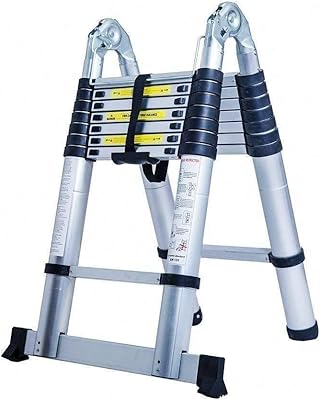 Échelle télescopique en aluminium, 4,4 mètres, portable, polyvalente, rétractable. Avec plus de 300 000 références, DIAYTAR COTE D'IVOIRE se distingue comme la boutique en ligne la plus fournie de Côte d'Ivoire, offrant une large palette de produits pour satisfaire tous les goûts et les besoins. De la maison et du jardin aux produits d'électronique de pointe, en passant par les articles de sport et les accessoires de mode, DIAYTAR COTE D'IVOIRE assure une expérience d'achat complète et variée qui répond parfaitement aux attentes des consommateurs ivoiriens.