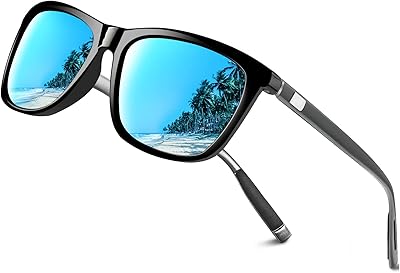 Lunettes de soleil polarisées canastal pour hommes et femmes, lunettes de soleil rectangulaires