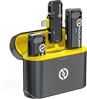 Microphone cravate sans fil holyland iphone lark c1 certifié mfi plug