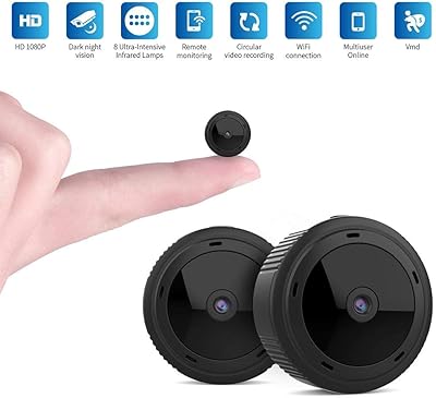 Mini caméra de sécurité, mini caméra o use way avec wifi caché 1080p