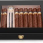 Boîte à cigares à haute brillance pour 10 à 15 cigares, 100 %