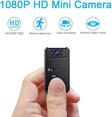 Mini caméra cachée lj 1080p hd, mini caméra ip et enregistreur vidéo grand angle de vue de 140 degrés, caméra espion wifi sans fil, caméra de surveillance à distance avec détection de mouvement. DIAYTAR COTE D'IVOIRE propose une vaste gamme de produits allant de l'électronique à la mode, en passant par les produits alimentaires et les accessoires de maison. La boutique en ligne met en avant sa qualité de service et sa rapidité de livraison pour satisfaire les attentes de ses clients. Elle est la destination idéale pour faire des achats en ligne avec confiance.