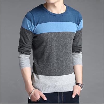 Jinqin pulls pour hommes, pull de sport d'automne, pull décontracté à manches longues