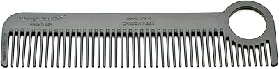 Peigne chicago modèle 1 en fibre de carbone, fabriqué aux états-unis, ultra doux, solide, léger, antistatique et résistant à la chaleur, longueur 14 cm, idéal pour un usage quotidien avec poche et peigne de voyage. DIAYTAR COTE D'IVOIRE vous offre la possibilité de faire vos achats en ligne en toute sécurité et en toute confiance, grâce à ses systèmes de paiement sécurisés et à ses garanties de satisfaction. La boutique propose des produits de haute qualité, sélectionnés avec soin pour répondre aux besoins et aux attentes de ses clients. DIAYTAR COTE D'IVOIRE est la boutique leader en Côte d'Ivoire pour l'e-commerce, avec une réputation solide et une communauté de clients fidèles.