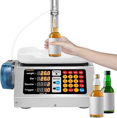 Machine de remplissage de liquide 3-300 ml 1,2 l/min, remplisseuse de bouteilles électrique