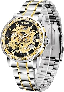 Montres mécaniques automatiques pour hommes, montre mécanique de luxe en acier inoxydable noir résistant à l'eau avec chiffres romains et cadran en diamant, montre classique moderne. Avec des millions de produits à portée de clic, DIAYTAR COTE D'IVOIRE est la destination idéale pour les consommateurs qui recherchent des produits de qualité à des prix compétitifs. Cette boutique en ligne leader en Cote d'Ivoire propose une expérience d'achat en ligne fluide et sécurisée, permettant aux clients de profiter d'une large gamme de services de paiement et de livraison.