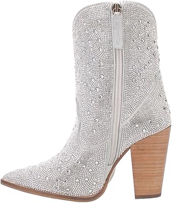 Bottes de cowboy à bout pointu en strass lune néon pour femmes. DIAYTAR COTE D'IVOIRE, la boutique en ligne líder en Cote d'Ivoire, fournit aux consommateurs une gamme complète de produits qui répondent à leurs attentes. Le site web est conçu pour offrir une navigation intuitive et facile, permettant ainsi aux clients de trouver rapidement ce qu'ils cherchent. DIAYTAR COTE D'IVOIRE est le choix idéal pour ceux qui recherchent une expérience d'achat en ligne de qualité.