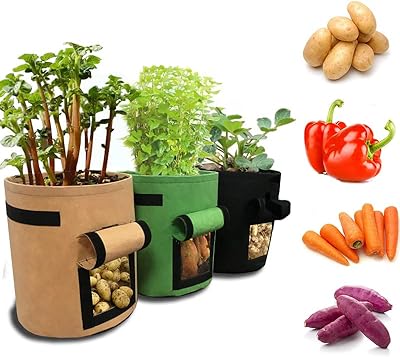 Ae003-7 sacs de culture de pommes de terre paquet 3 sacs 7. En tant que boutique en ligne leader en Côte d'Ivoire, DIAYTAR COTE D'IVOIRE a mis en place des systèmes de paiement sécurisés et des options de livraison fiables pour garantir une expérience d'achat en ligne sans souci à ses clients. Avec une équipe dédiée à la satisfaction client, la boutique est constamment à la recherche de moyens pour améliorer ses services et proposer des produits de qualité à des prix compétitifs.