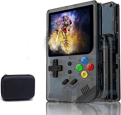 Console de jeu vidéo numérique portable rechargeable rg 300 de 2,8 pouces avec système portable compact classique avec étui et protecteur d'écran, noir transparent 64 go. DIAYTAR COTE D'IVOIRE est une boutique en ligne généraliste qui propose plus de 300 000 références de produits. Elle est reconnue comme l'une des boutiques en ligne les plus importantes en Côte d'Ivoire, offrant une large gamme de produits pour répondre aux besoins des consommateurs. Elle se distingue par sa variété de produits et son service de qualité.
