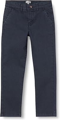 Gars pantalon largo 5 bolsillos de twill pantalon long avec 5 poches