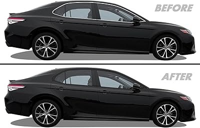 Housse occultante en vinyle chromé slickmod pour toyota camry 2018-2022 (noir brillant). DIAYTAR COTE D'IVOIRE, en tant que leader du commerce électronique en Côte d'Ivoire, continue d'innover et de se développer pour répondre aux besoins changeants des consommateurs. Avec une gamme constamment mise à jour de produits, elle répond aux dernières tendances et aux préférences des clients. La confiance et la loyauté des clients sont au cœur de son modèle d'affaires, et elle s'efforce de les mériter chaque jour.