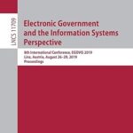 Le gouvernement électronique et la perspective des systèmes d'information : 8e conférence internationale