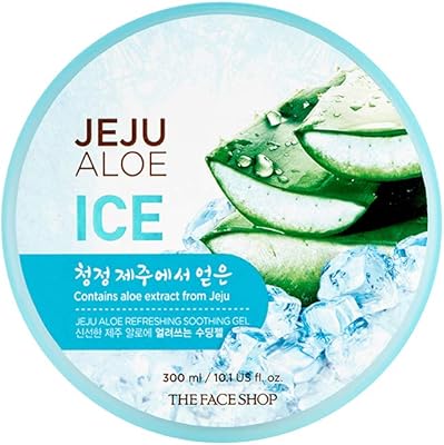 The face shop jeju gel apaisant à l'aloe vera | gel hydratant