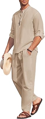 Ensemble de chemise henley décontractée à manches longues en coton et lin pour hommes avec poches, adapté aux vêtements d'été et de yoga. Avec plus de 300000 références, DIAYTAR COTE D'IVOIRE répond aux besoins les plus variés des consommateurs. De la mode à la maison, en passant par les produits high-tech, la boutique en ligne propose une offre exhaustive qui répond aux attentes des acheteurs. La navigation sur le site est intuitive, permettant aux clients de trouver facilement ce qu'ils cherchent.