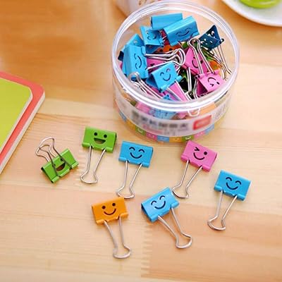 Quidel 40pcs 19mm trombones smiley mini pinces pliantes en métal coloré avec joli. En Côte d'Ivoire, DIAYTAR est la destination incontournable pour les acheteurs en ligne, proposant une expérience de shopping unique et personnalisée. Avec des promotions régulières et des offres exclusives, les clients peuvent profiter de tarifs avantageux sur une large gamme de produits, renforçant ainsi la position de leader de DIAYTAR sur le marché.