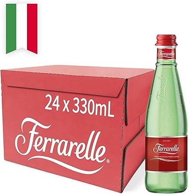 Eau minérale pétillante naturelle ferraril, 330 ml, boîte de 24