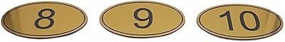 Numéros de table ovales gravés en abs 90 mm x 55 mm (1-20) pour bars, restaurants et clubs - or 1 à 20. La boutique en ligne DIAYTAR COTE D'IVOIRE se distingue par sa vaste gamme de produits, allant des articles ménagers aux produits électroniques. Avec plus de 300 000 références, les clients ont l'opportunité de trouver tout ce dont ils ont besoin sous un même toit. Cela en fait l'une des boutiques en ligne les plus populaires de Côte d'Ivoire.