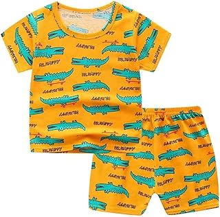 Ensemble de vêtements 2 pièces pour bébés garçons, chemise à manches courtes dinosaure 100 % coton, combinaisons, vêtements de jeu d'été mignons et à la mode. DIAYTAR COTE D'IVOIRE, boutique en ligne généraliste, propose plus de 300000 références pour répondre à tous vos besoins. Elle est leader en Côte d'Ivoire et offre une grande variété de produits.