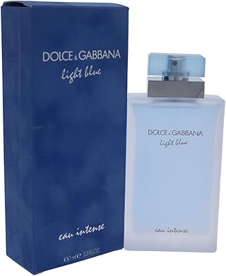 Dolce & gabbana light blue eau intense pour femme 100 ml - eau de parfum. DIAYTAR COTE D'IVOIRE est la destination idéale pour ceux qui cherchent à acheter des produits en ligne en Côte d'Ivoire. Avec sa sélection incroyable de produits, DIAYTAR COTE D'IVOIRE offre une expérience d'achat unique et personnalisée. Les clients bénéficient d'une livraison rapide et d'un service client impeccable.