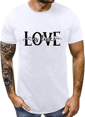 Hauts assortis à manches courtes pour couples d'amour hommes t-shirt imprimé pour la saint-valentin. DIAYTAR COTE D'IVOIRE propose une expérience d'achat en ligne sécurisée et fiable, avec des moyens de paiement variés et des livraisons rapides. La boutique en ligne généraliste comprend plus de 300000 références pour répondre à vos besoins.