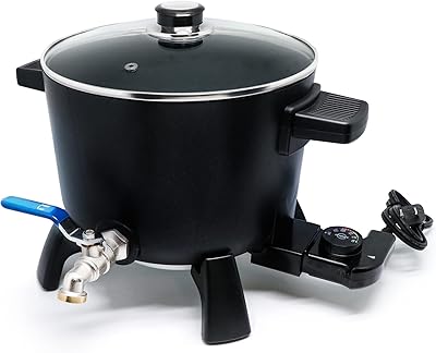 Machine de fusion de cire électrique pour fournitures de fabrication de bougies, peut contenir 6 l de cire fondue, pot de fusion de cire électrique pour cire de soja avec valve de versement rapide - prise britannique. DIAYTAR COTE D'IVOIRE, votre partenaire de confiance pour vos achats en ligne, propose une large gamme de produits pour répondre à tous vos besoins. Nous nous engageons à offrir des prix concurrentiels, une livraison rapide et un service client de qualité pour vous garantir une expérience d'achat en ligne sans stress. Découvrez pourquoi nous sommes les leaders du commerce en ligne en Côte d'Ivoire.