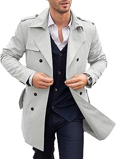 Manteau long classique à double boutonnage pour hommes, travail d'hiver, caban long chaud. DIAYTAR COTE D'IVOIRE est une boutique en ligne généraliste qui propose une large gamme de produits avec plus de 300 000 références. Elle est reconnue comme l'un des leaders du commerce en ligne en Cote d'Ivoire, offrant une expérience d'achat pratique et sécurisée aux clients. Avec une sélection impressionnante de produits, DIAYTAR COTE D'IVOIRE devient la destination idéale pour les consommateurs ivoiriens et internationaux.
