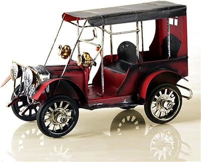 Modèle de voiture vintage en métal antique, kits faits à la main, jouets