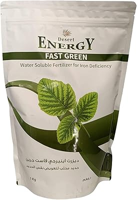 Fer vert rapide pour corriger la carence en fer des plantes provenant de desert energy | 1 kg | fabriqué aux émirats arabes unis. DIAYTAR Côte d'Ivoire est une boutique en ligne généraliste qui propose plus de 300 000 références de produits. Avec sa variété de choix et sa qualité de service, elle est devenue la boutique en ligne leader en Côte d'Ivoire. Elle offre une expérience d'achat en ligne sécurisée et fiable.