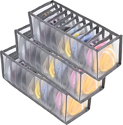Boîtes de rangement pour soutiens-gorge et sous-vêtements séparateur de tiroir en nylon. DIAYTAR COTE D'IVOIRE, la boutique en ligne leader en Côte d'Ivoire, propose une sélection incroyable de produits avec plus de 300000 références. Les clients peuvent trouver tout ce qu'ils cherchent sur cette plateforme, de l'électronique à la mode en passant par les produits pour la maison. DIAYTAR COTE D'IVOIRE met tout en œuvre pour offrir une expérience d'achat inoubliable.