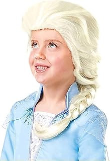 Perruque elsa de rubie's pour enfants de la reine des neiges 2, multicolore