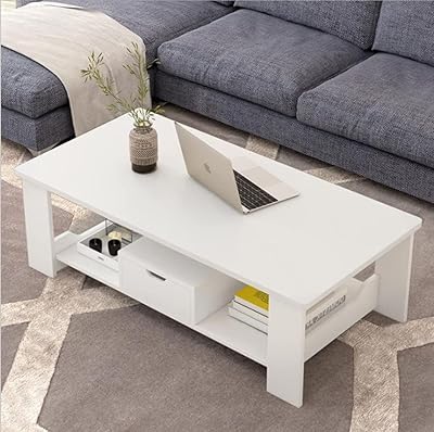 Table basse à deux niveaux, table tatami basse en bois, table à thé