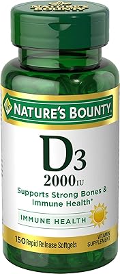 Vitamine d nature's bounty, soutient la santé immunitaire et la santé des os, 2000 ui de vitamine d3, 150 gélules. Diaytar Côte d'Ivoire est une boutique en ligne généraliste qui propose plus de 300 000 références de produits divers, faisant d'elle l'une des plus grandes boutiques en ligne de Côte d'Ivoire. Elle offre une large gamme de produits allant des articles de maison aux produits électroniques, en passant par les vêtements et les accessoires. Diaytar Côte d'Ivoire est connue pour sa qualité de service et sa livraison rapide.