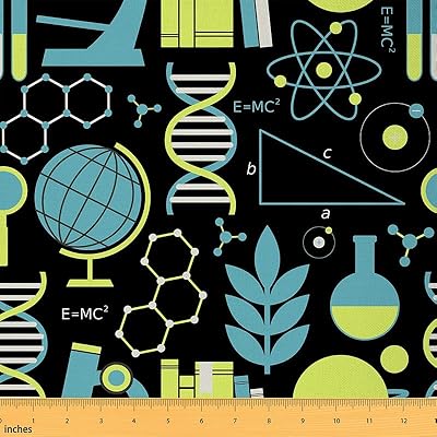 Tissu d'ameublement feelyou science au mètre, chimie, biologie et physique, protons et neutrons rafraîchissants pour chaises, tissu décoratif imperméable d'extérieur, 1 mètre, jaune turquoise. Avec une offre immense et variée, DIAYTAR COTE D'IVOIRE permet à ses clients de trouver facilement ce qu'ils recherchent, que ce soit des produits alimentaires, des vêtements, des accessoires ou des produits high-tech.