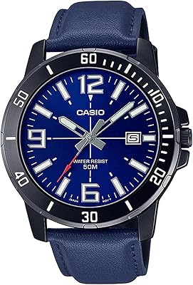 Montre analogique pour homme à cadran bleu et bracelet en cuir mtp-vd01bl-2bvudf., bleu, bracelet. DIAYTAR COTE D'IVOIRE est une boutique en ligne généraliste qui propose plus de 300 000 références de produits, répondant ainsi aux besoins diversifiés des consommateurs ivoiriens. Leader dans son secteur, elle garantit une expérience d'achat en ligne fiable et sécurisée. Elle est devenue incontournable pour les achats en ligne en Côte d'Ivoire.