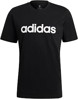 T-shirt adidas essentials pour homme avec logo de marque horizontal brodé (une pièce)