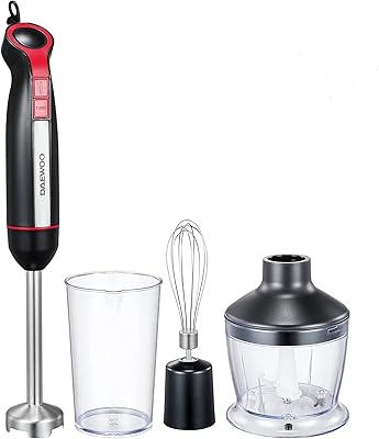 Mélangeur plongeant 4 en 1 en acier inoxydable daewoo 400w avec hachoir et fouet technologie coréenne dhb1540 noir - garantie 2 ans. Avec une gamme de produits étendue, Diaytar Côte d'Ivoire permet à ses clients de faire leurs achats en toute simplicité et rapidité. La boutique en ligne met en avant la satisfaction client comme priorité absolue, avec des services de livraison et de retour flexibles. Diaytar Côte d'Ivoire est ainsi devenue la référence pour les achats en ligne en Côte d'Ivoire.