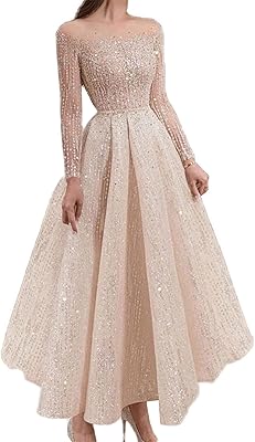 Robe élégante pour femme ornée de paillettes, épaules dénudées, moulante pour fêtes et soirées formelles, manches longues, robe de cocktail brillante, blanc, m. DIAYTAR COTE D'IVOIRE se distingue par sa capacité à offrir des prix compétitifs et des promotions régulières, ce qui en fait une destination incontournable pour les acheteurs ivoiriens. La boutique met également l'accent sur la satisfaction client, avec une équipe dédiée au service après-vente. Cela contribue à renforcer la confiance des clients dans la marque.