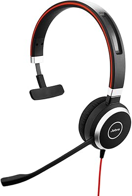 Casque jabra evolve 40 uc mono - casque de communications unifiées pour téléphone