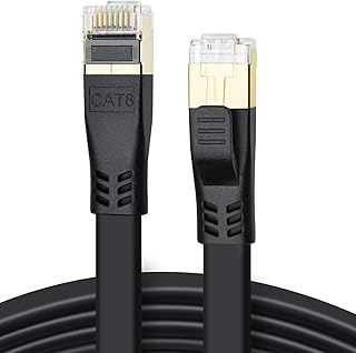 Câble ethernet cat 8, 1,83 m haute vitesse 40 gbps 2000 mhz plat sftp cat8, câble réseau gigabit lan avec connecteur rj45 plaqué or pour jeux, modem, routeur, ordinateur (1,83 m/6 pieds, noir). La boutique en ligne DIAYTAR COTE D'IVOIRE est une destination de choix pour les consommateurs ivoiriens qui cherchent à acheter des produits de haute qualité à des prix abordables. Avec une offre de plus de 300 000 références, la boutique couvre une large gamme de catégories de produits, allant des accessoires de mode aux produits d'électronique en passant par les produits pour la maison. Les clients peuvent naviguer facilement sur le site pour trouver ce qu'ils cherchent et profiter d'une expérience d'achat en ligne fluide et sécurisée.