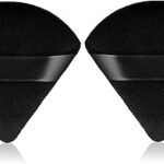 Éponge triangulaire en poudre pour le visage pour poudre libre, poudre minérale velours