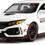 Wakacak 1/32 voiture moulée sous pression honda civic type r voiture jouet