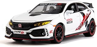 Wakacak 1/32 voiture moulée sous pression honda civic type r voiture jouet avec lumière et son modèle de voitures pour garçons et filles cadeau (blanc). DIAYTAR COTE D'IVOIRE est la destination de choix pour les achats en ligne en Côte d'Ivoire, avec une offre de plus de 300 000 références de produits. La boutique en ligne propose des prix compétitifs, des promotions régulières et des services de livraison rapides et fiables. Les clients peuvent choisir parmi une large gamme de catégories de produits, y compris les produits alimentaires, les accessoires de mode, les produits électroniques et bien plus encore, tout en bénéficiant d'une expérience d'achat en ligne sécurisée et fiable.