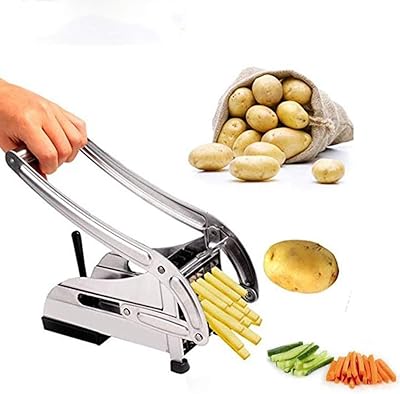 Coupe-pommes de terre home self en acier inoxydable avec 2 lames réglables